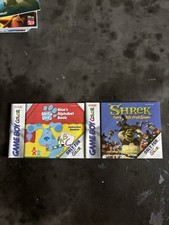 Shrek: Fairy Tale FreakDown and Blues Clues Blue Alphabet Book Manuals only.
