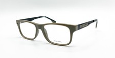 NEW DIESEL DL5042 093 MILITARY GREEN AUTHENTIC EYEGLASSES 54-16