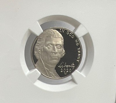 2020-W Jefferson Proof Nickel NGC PF69 Ultra Cameo First W Mint