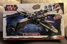Star Wars The Clone Wars - SHADOW SQUADRON ARC-170 FIGHTER  not mint package