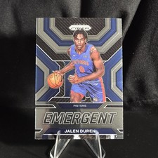 Jalen Duran RC #20 2022-23 Panini Prizm - Emergent Detroit Pistons