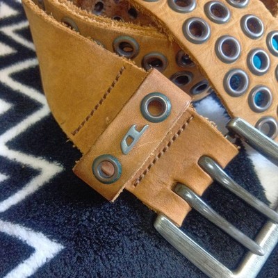 小物 vintage diesel studs belt 小物 vintage diesel studs belt Diesel Men Old Model Leather