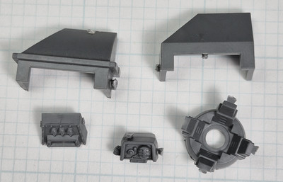 Warhammer Space Marine Dreadnought Mechanical Bits x5   Armor Panels & Tech bits