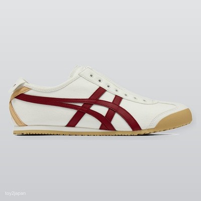 Onitsuka Tiger MEXICO 66 SLIP-ON 1183A360-131 Off-white Beet Men's Size New