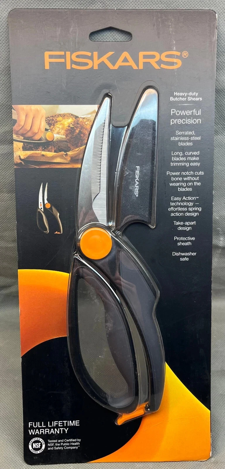 Fiskars Heavy-duty Butcher Shears 510011-1005
Opens in a new window or tab