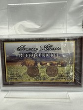 America’s Classic Buffalo Nickel Set Of 2 1935 P & 1936 P Morgan Mint Encased