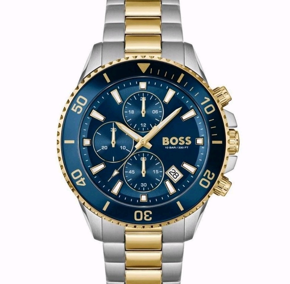 RELOJ HOMBRE HUGO BOSS HB1514257 CRONÓGRAFO AZUL ALMIRANTE - GARANTÍA 2 AÑOS