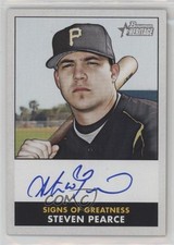 2007 Bowman Heritage Signs of Greatness Steve Pearce #SG-SP Auto 0rd2