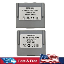 2X For Hetronic 3.6V 2750mAh 68301000 Remote Control Ni-MH Battery 68300900