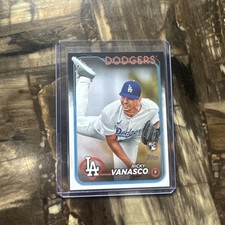 Ricky Vanasco 2024 Topps Update Los Angeles Dodgers Rookie #US38
