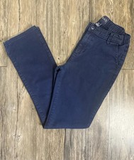 Girls Children Place Blue School Uniform Pants size 14 Navy