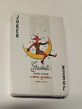 Vintage Stardust Playing Cards New Deck SEALED Plastic Coated Made in USA
