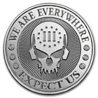 2 oz Silver Round - Deuce Head Four Skull (Type I)