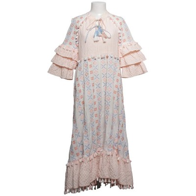 By Malina, Maxikleid, Größe: S/M, Pink/Weiß/Blau, Baumwolle/Polyester, Karo #8yF