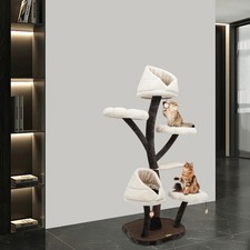 6-Tier Large Cat Tree Tower for Indoor Cats Condo Scratching Post Pet Play House