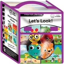 Baby Einstein: Little First Look and Find 4 Books by Pi Kids (English) Board Boo