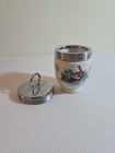 Vtg ROYAL WORCESTER Porcelain Egg Coddler Birds Wren & Finch  Made In England — photo 4