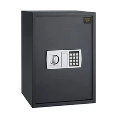 Personal Digital Safe Box - Compact Steel Home Safety Container for Money, Do...