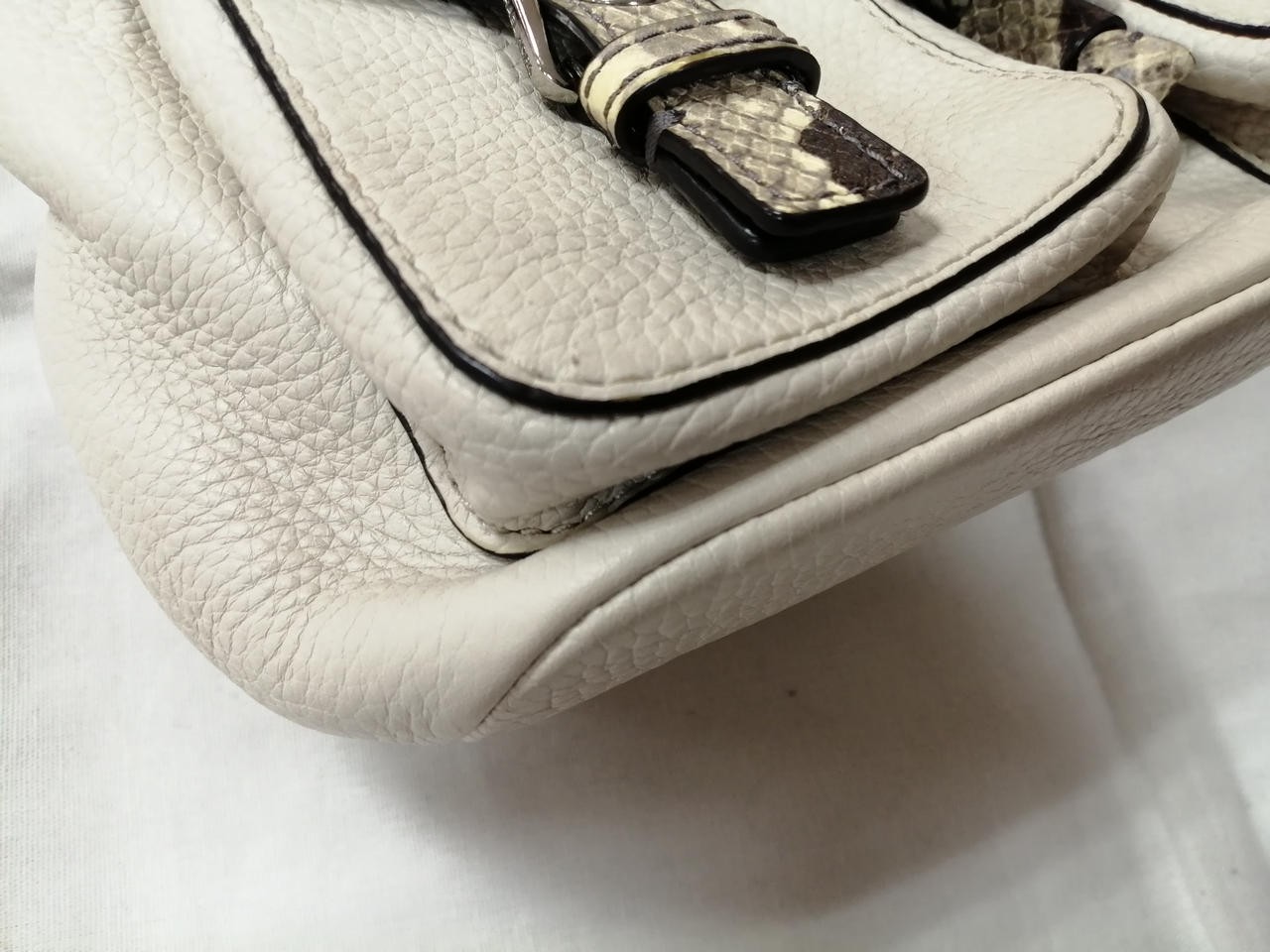 Python Embossed Mini Backpack Michael Kors Model … - image 6