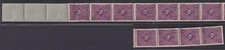 Deutsches Reich 191 Rollenende 11+3 Posthorn 2 Mark zweifarbig ungefaltet **