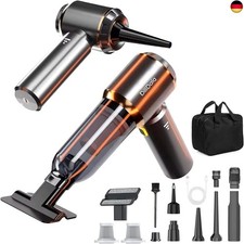 Handstaubsauger Akku, 26000PA Auto Staubsauger, Upgrade-Schnellladung, 3-Gang