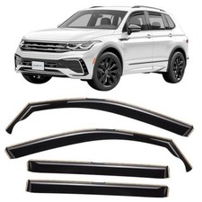 in-Channel Incredibly Durable Rain Guards for Volkswagen For Tiguan 18-24