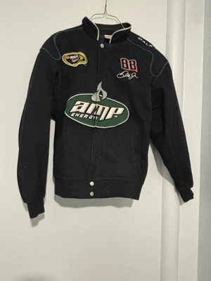 NASCAR Dale Earnhardt Jr. Amp Energy Jacket black and green jacket Men’s M - Image 1 of 3