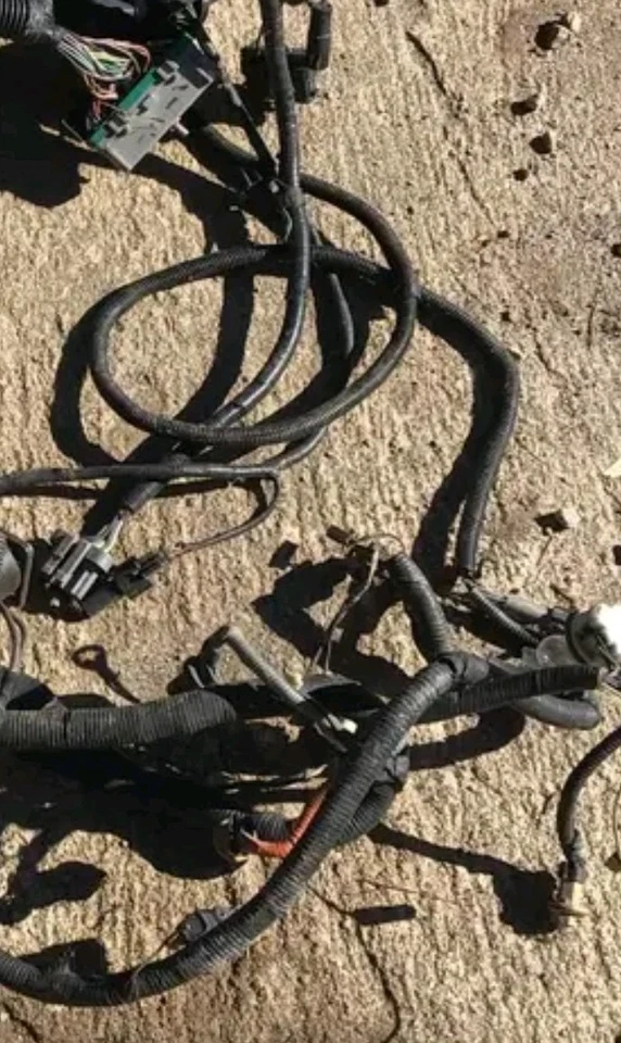 1993 Ford F150 Under Hood Engine Wiring Harness Loom Fuse Box 4.9L Uncut - Image 4 of 4