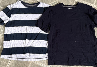 Old Navy Soft-Washed Tee Men's XL Navy Solid Crew Neck Short Sleeve T-Shirt