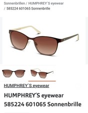 Neue Humphrey's 585224 60 1065 55□17 Damen Sonnenbrille
