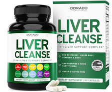 Liver Cleanse Detox  Repair Formula with Premium Milk Thistle - 30 Day Supply