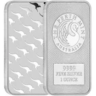 1 oz Silver Bar - Perth Mint Kangaroo .999 Fine from a Perth mint sealed Tube
