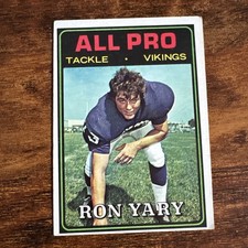 1974 Topps #125 Ron Yary AP All-Pro Vikings HOF