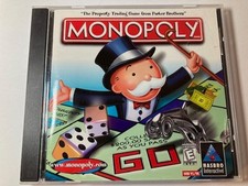 Monopoly PC CD-ROM Computer Game for Windows 95/98 Hasbro Interactive 1999 VTG