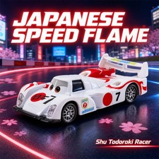 Disney Pixar Cars 2 Movie Japanese Racer - Shu Todoroki 1:55 Die-cast Model Gift