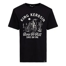King Kerosin Born To Kill Casual T-Shirt Black