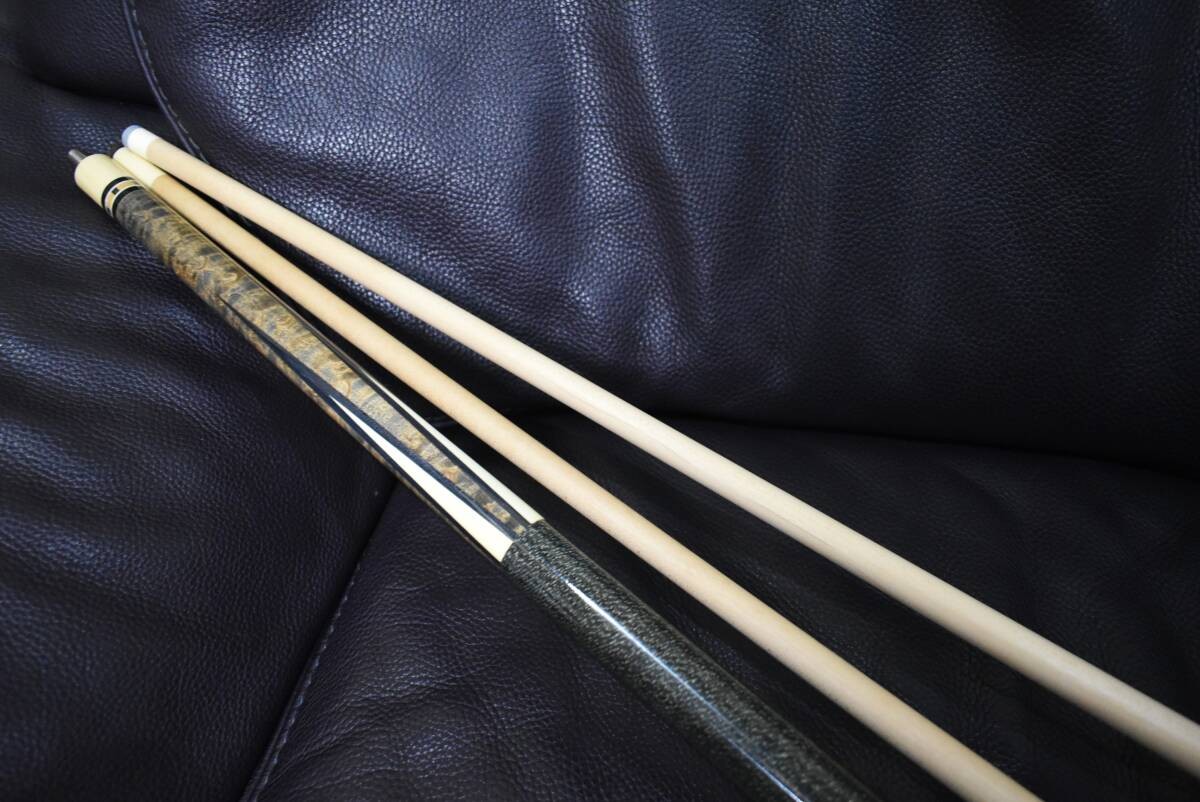 Vintage 90s Meucci Cue M-7 95-12 2 Shafts 19.54oz Pool Billiards