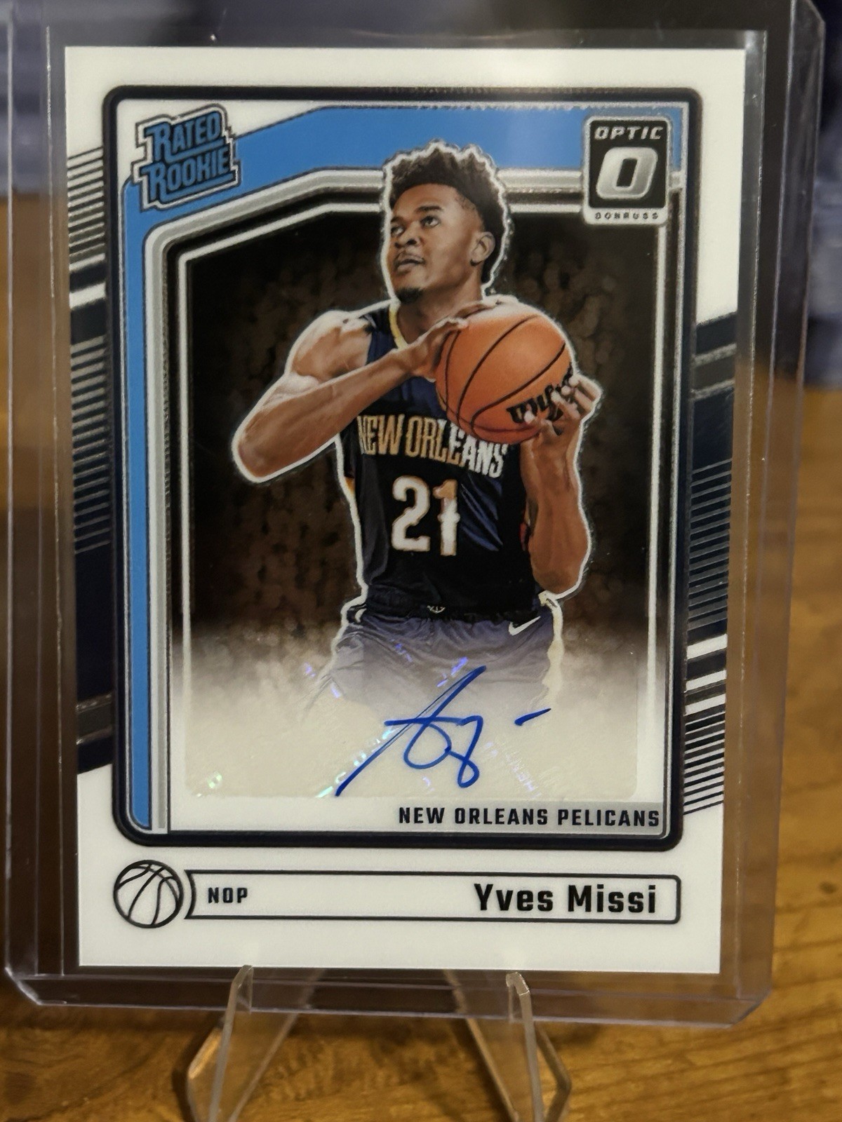 2024-25 Panini Donruss Optic Yves Missi RC Auto Rated Rookie
