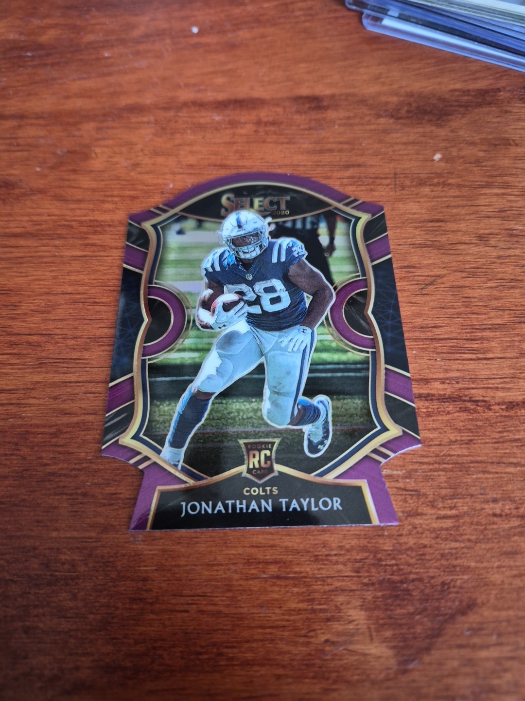 2020 Select Jonathan Taylor Purple Die Cut Concourse Prizm RC #53 C006321