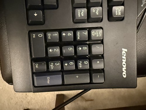 Lenovo (IBM) Enhanced Performance SK-8815 USB Wired Desktop Keyboard Tested Good - Picture 7 of 14
