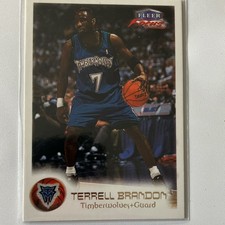Fleer Focus 1999-00 Terrell Brandon #98 Minnesota Timberwolves Base Set
