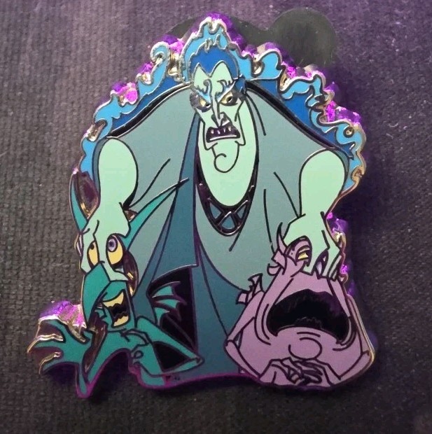 Hades, Pain and Panic ONLY - Hercules - Villains - Booster Disney Pin 78569
