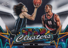 2024 Topps Cosmic Chrome #SC-15 Star Clusters Scoot Henderson & Anthony Black