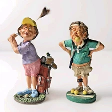 Doug Harris TENNIS PLAYER & GOLFER    Russ Berrie & Co. Statues Figurines golf