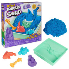 Sandbox Set with Blue Sand, Tools Storage