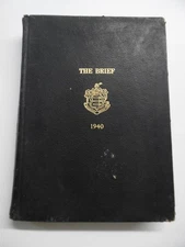1940 The Brief Choate School Yearbook Wallingford Connecticut Vintage Original 