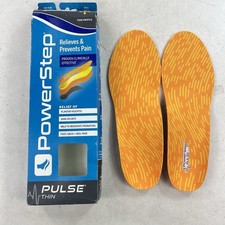 NEW PowerStep PULSE Thin Insoles Size H Mens 11-11.5 BRAND NEW