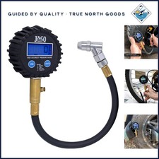 High Precision Tire Pressure Gauge With 360 Swivel Air Chuck And Hybridflex Hose