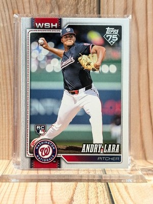 Andry Lara 2026 Topps #36 ROOKIE CARD Washington Nationals