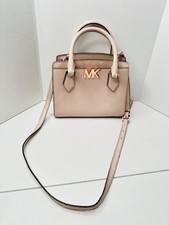 Michael Kors Blush Pink Satchel Crossbody Bag Gold MK